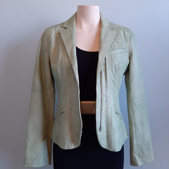 A/X Armani Exchange NWOT genuine leather jacket - Picture 6 of 8